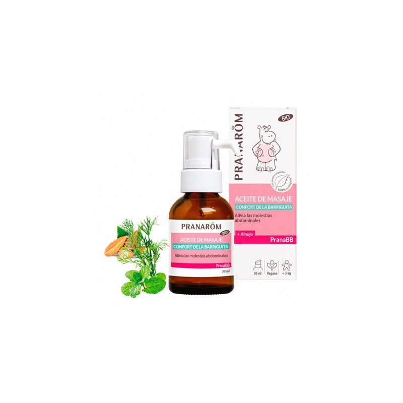 PRANAROM PRANABB ACEITE DE MASAJE CONFORT DE LA BARRIGUITA 30 ML