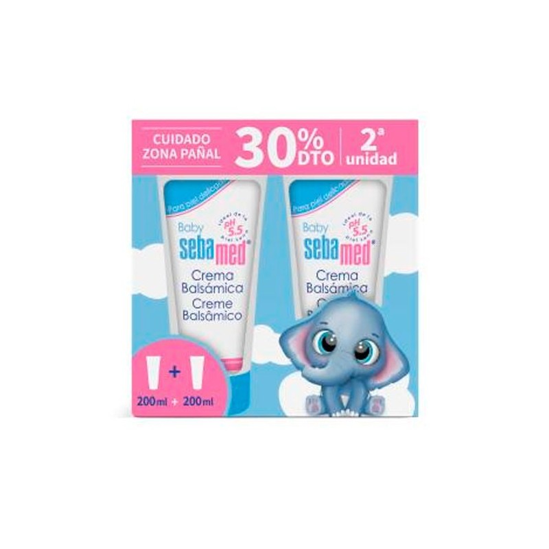 SEBAMED BABY CREMA BALSAMICA DUPLO 2X200ML 2ª UNID 30% DTO