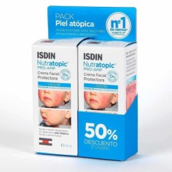 ISDIN NUTRATOPIC PRO-AMP CREMA FACIAL PROTECTORA DUPLO 2X50 ML 50% 2ª UNID