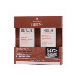 Cantabria Labs Pack Endocare C Ferulic Edafence Serum 30ml + Contorno Ojos Radiance 15ml - Tratamiento Antioxidante para la Piel