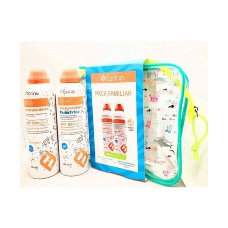 FARLINE PACK FAMILIAR SOLARES SPRAY SPF 50+ 200 ML + SPF 50+ PEDIATRICO 200 ML