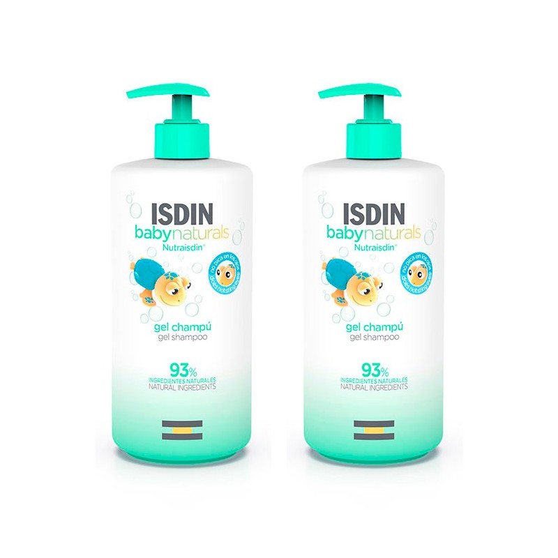 ISDIN BABY NATURALS NUTRAISDIN GEL-CHAMPU DUPLO 2 X 750 ML
