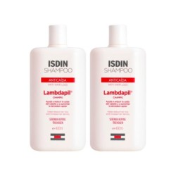 ISDIN CHAMPU ANTICAIDA DUPLO LAMBDAPIL 2ª UND 40% DTO 400 ML+ 400 ML