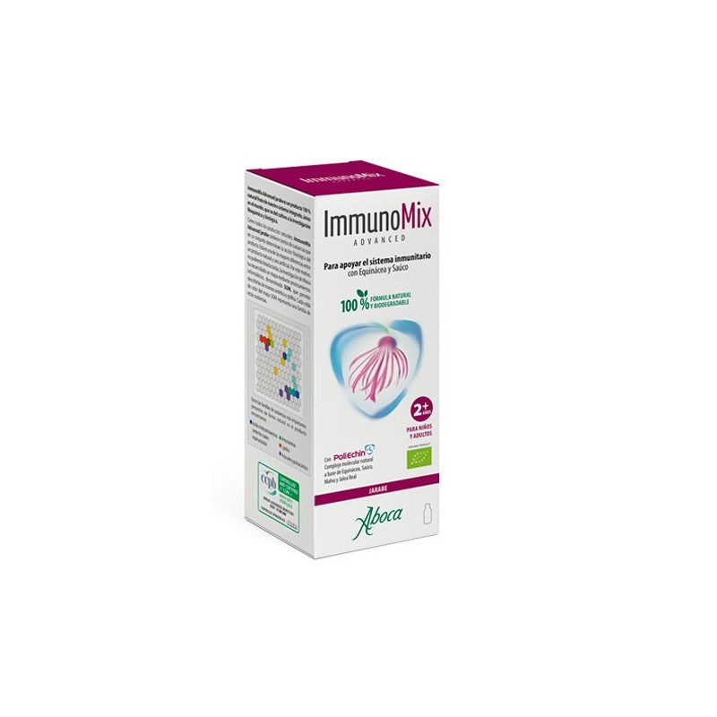 Immunomix Advanced 210 G - Jarabe Natural para Sistema Inmunitario - Aboca - Equinácea y Saúco