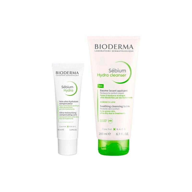 BIODERMA SEBIUM HYDRA CLEANSER 200 ML + SEBIUM HYDRA 40 ML