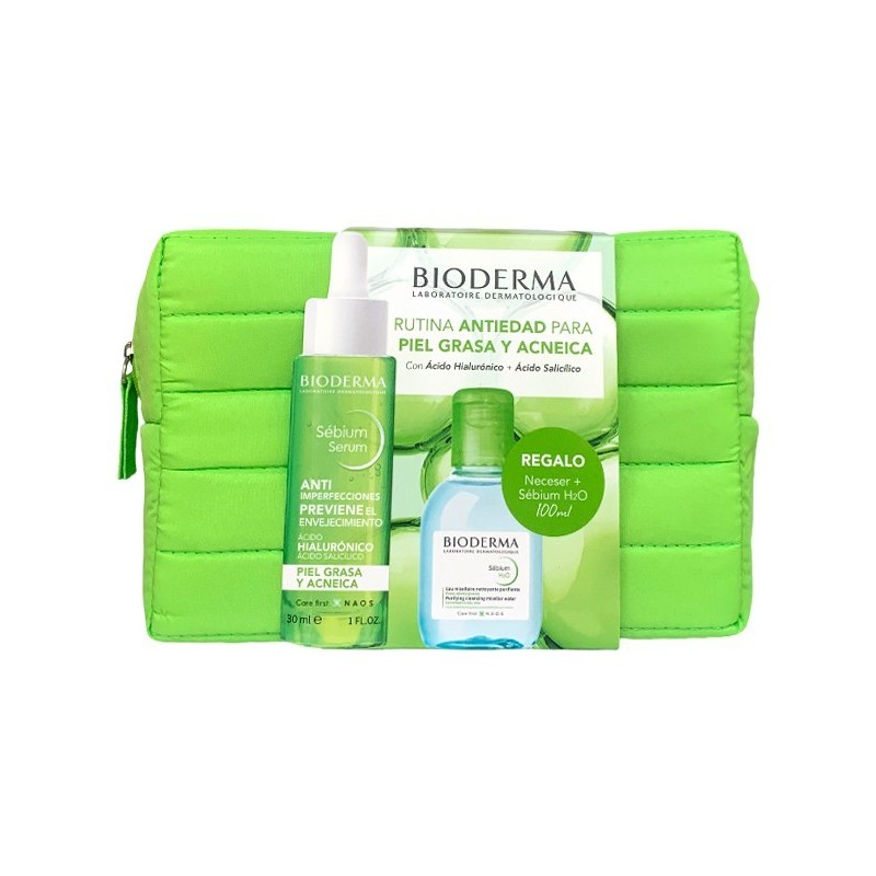 BIODERMA SEBIUM SERUM 30 ML + REGALO SEBIUM H2O 100ML CON NECESER