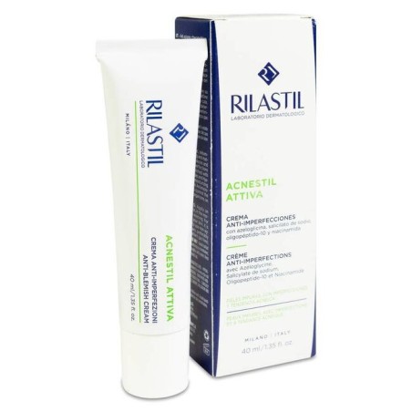 Dermofarm RILASTIL ACNESTIL ATTIVA CREMA 40 ML - Crema para Pieles Acnéicas - Hidratantes Rostro