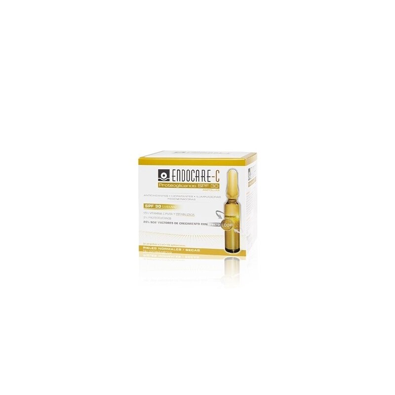 Cantabria Labs Tratamiento Antioxidante Endocare C Proteoglicanos Oil Free 2ml - Hidratación Profunda y Firmeza para Todo Tipo de Pieles
