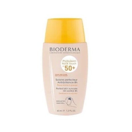 BIODERMA PHOTODERM SPF50+ NUDE TOUCH MUY CLARO 40 ML