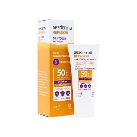 Protector Solar Sesderma Repaskin Tacto Seda SPF50 50 Ml - Protege y Repara