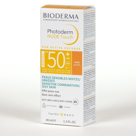BIODERMA PHOTODERM SPF 50+ NUDE DORADO 40 ML