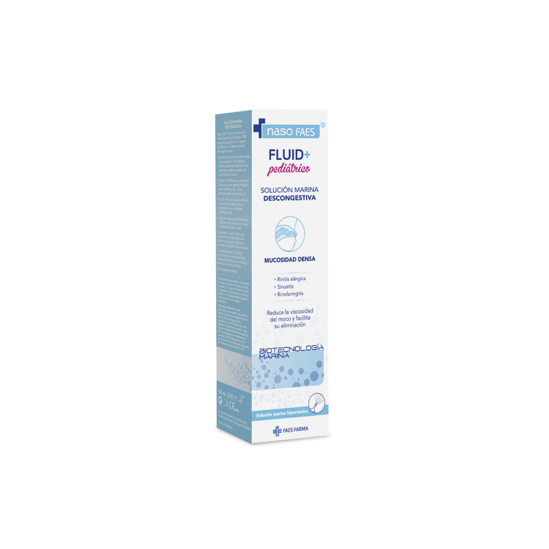 Faes Farma Naso Faes Fluid+ Pediatrico Agua de Mar Mucolitico 100 Ml