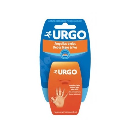 Urgo - Ampollas Hidrocoloide para Dedos - Tratamiento y Alivio del Dolor - Pack de 6
