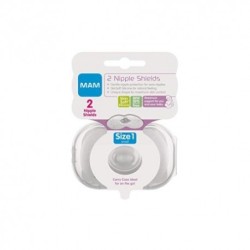 MAM PEZONERA SILICONA NIPPLE SHIELDS TALLA 1 2U