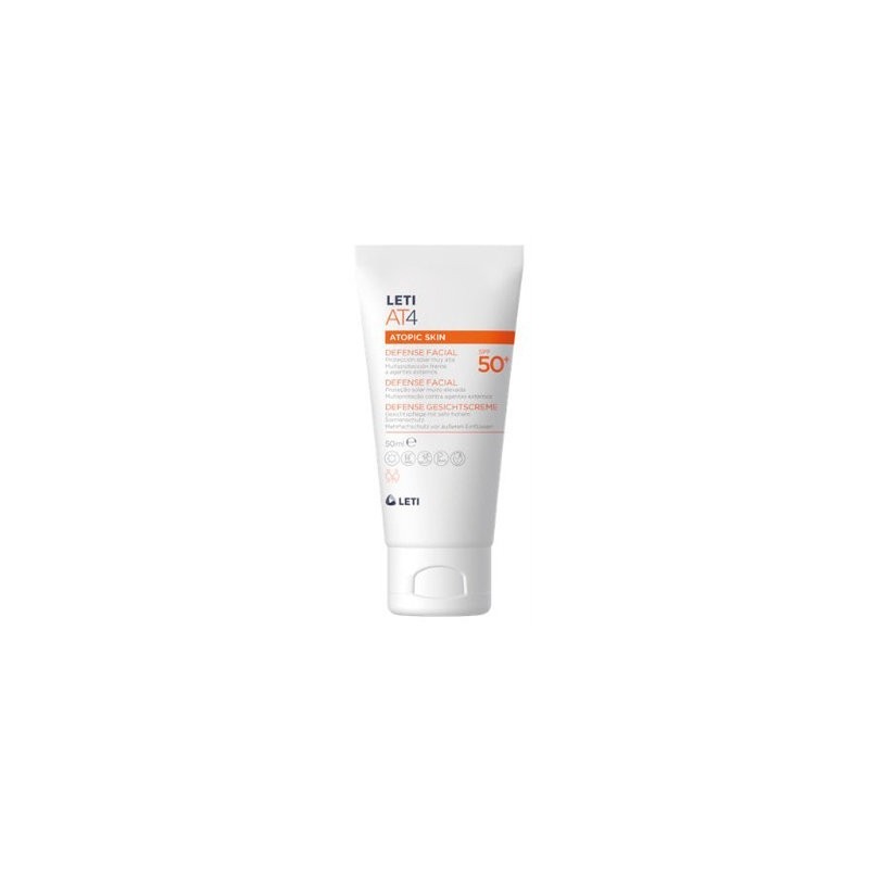 Crema Solar Facial Leti AT 4 Defense SPF50 50 Ml
