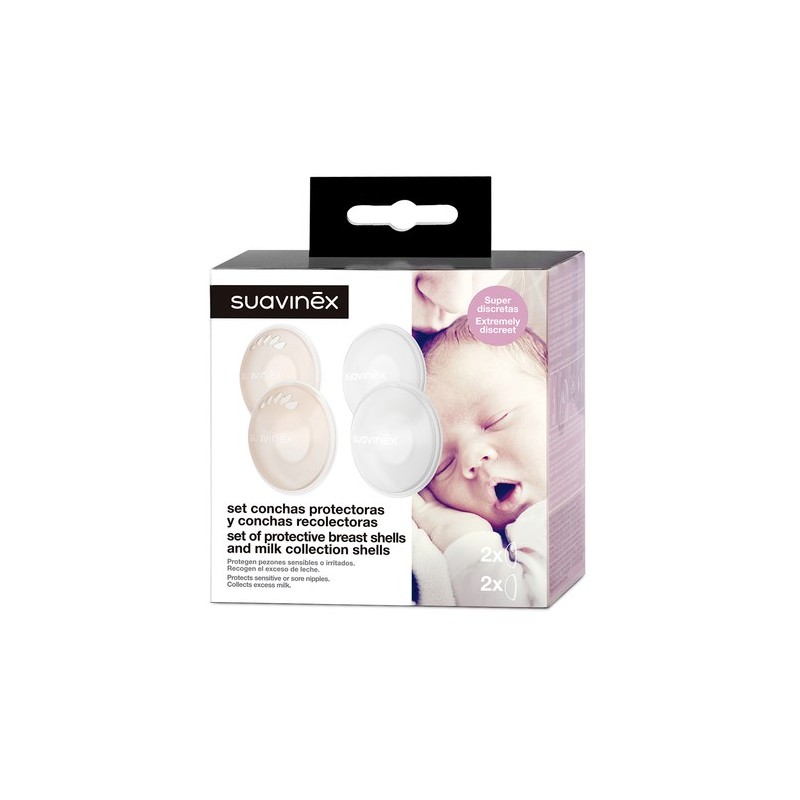 SUAVINEX SET CONCHAS PROTECTORAS + RECOLECTORAS
