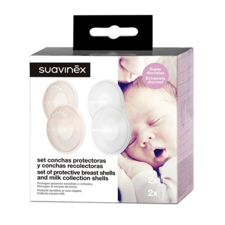 SUAVINEX SET CONCHAS PROTECTORAS + RECOLECTORAS