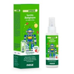 NOSA ATTACK LOCION ANTIPIOJOS 5% DIMETICONA MANZANA 100 ML