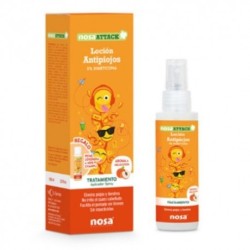 NOSA ATTACK LOCION ANTIPIOJOS 5% DIMETICONA MELOCOTON 100 ML