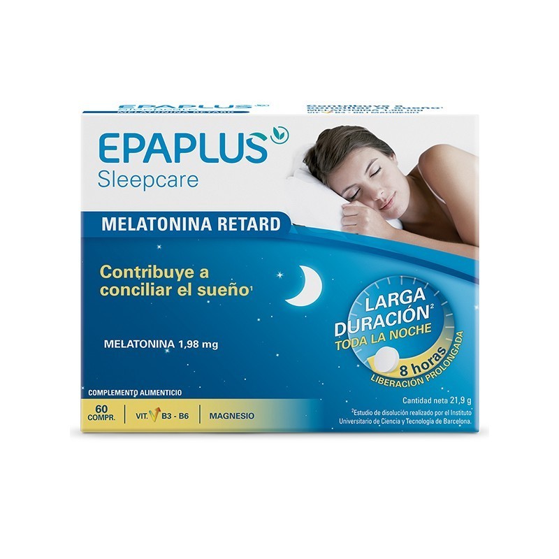 EPAPLUS SLEEPCARE MELATONINA RETARD 60 COMPRIMIDOS