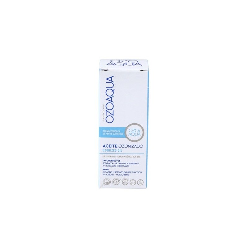OZOAQUA ACEITE OZONIZADO 15 ML - Hidratación Profunda - Absorción Rápida - Uso Externo