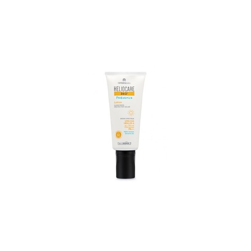 Cantabria Labs Protector Solar Heliocare 360 SPF 50 Pediatrics Lotion Protecto 200 Ml - Alta Protección Resistente Al Agua