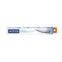 Dentaid VITIS Cepillo Dental Medio Access - Cabezal Pequeño - Filamentos Redondeados - Cuidado de Encías