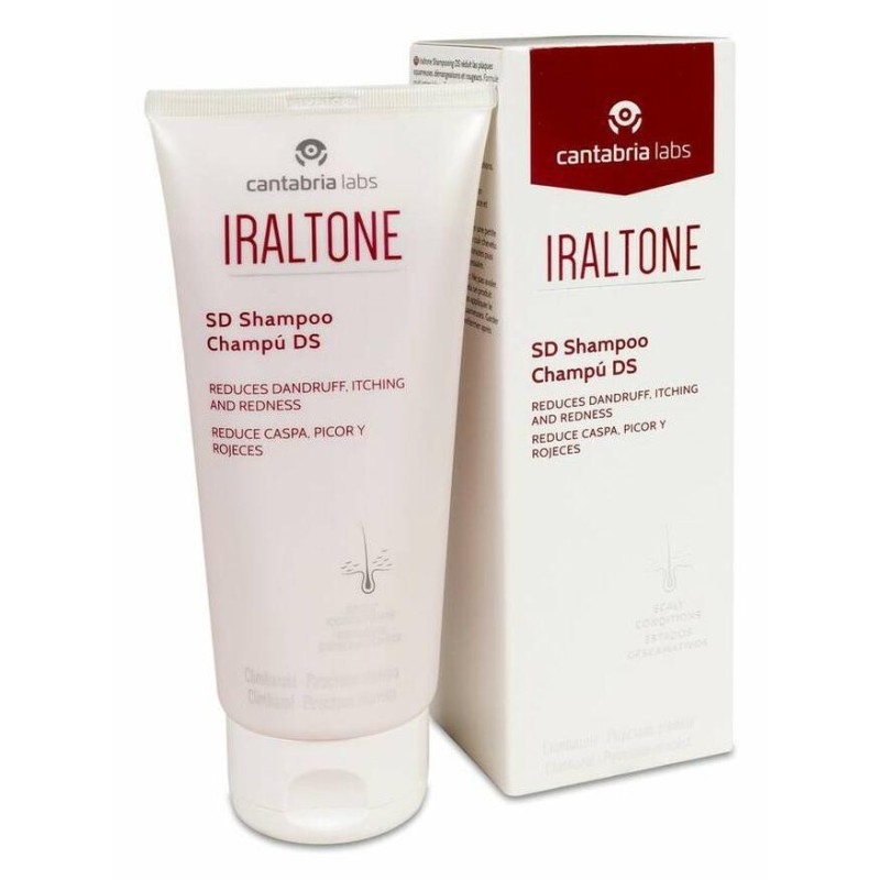 Cantabria Labs IRALTONE Champú Anticaspa para Picor en el Cuero Cabelludo 200 ML - Reduce Caspa, Picor y Rojeces