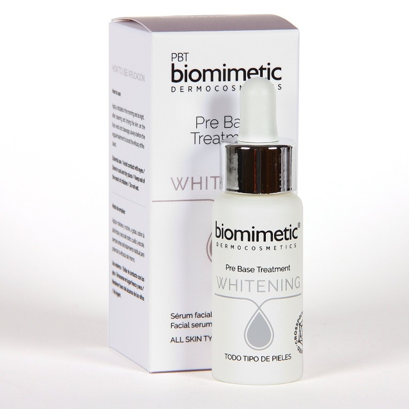 BIOMIMETIC DERMOCOSMETICS PRE BASE TREATMENT WHITENING SERUM FACIAL 30 ML