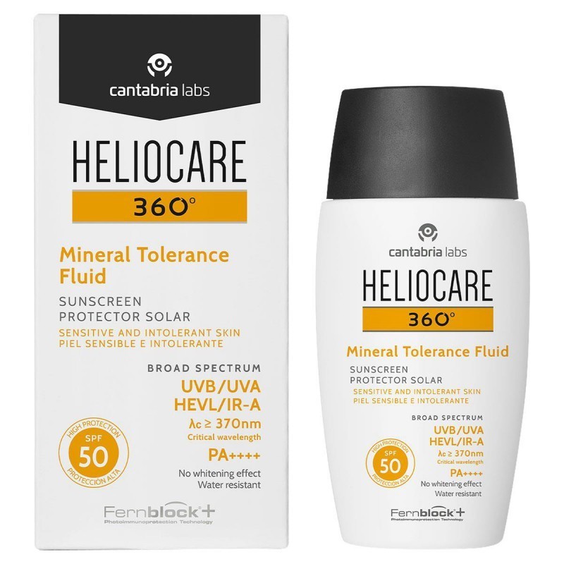 Cantabria Labs Protector Solar Mineral Heliocare 360 SPF50+ 50ml - Alta Protección Mineral - Acción Antioxidante - Textura Ultraligera