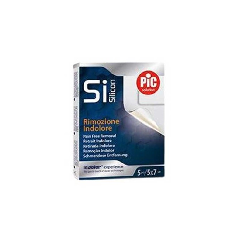 PIC SI SILICON APOSITO ADHESIVO 5 X 7 CM 5 UND
