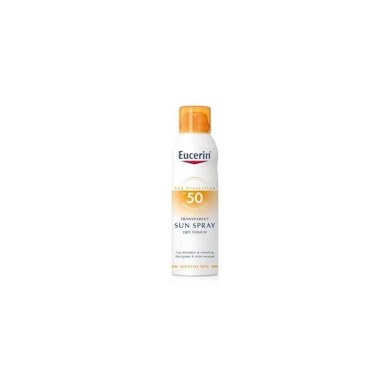 EUCERIN SUN BODY OIL CONTROL SPRAY TRANSPARENTE DRY TOUCH SPF 50+ 200 ML