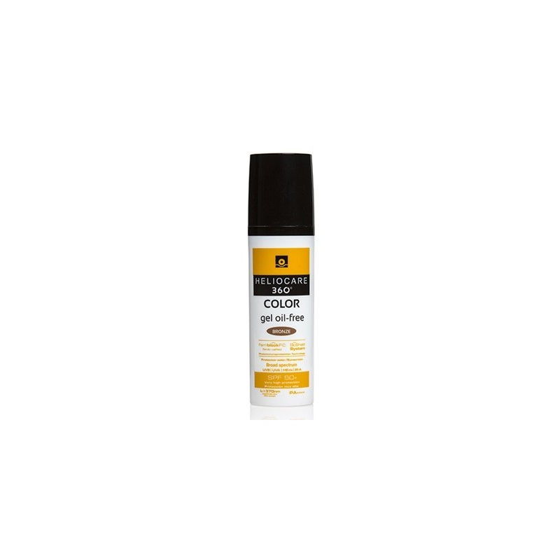 Cantabria Labs Protector Solar Heliocare 360 Oil Free Bronze SPF 50+ 50 Ml - Alta Protección - Control de Brillos