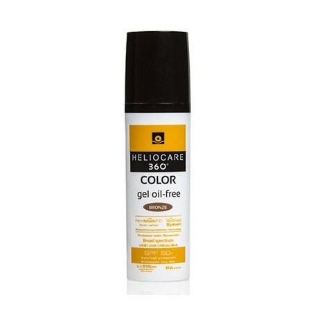 Cantabria Labs Protector Solar Heliocare 360 Oil Free Bronze SPF 50+ 50 Ml - Alta Protección - Control de Brillos