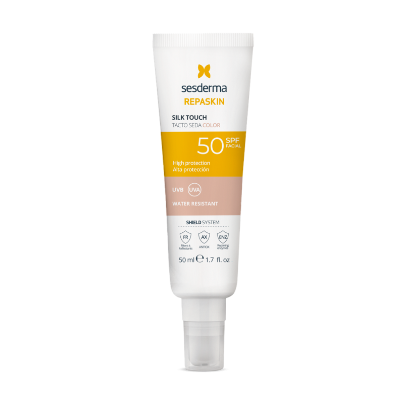 SESDERMA REPASKIN TACTO SEDA COLOR FACIAL SPF50+ 50 ML