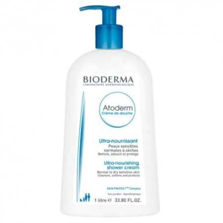 Bioderma Atoderm Crema de Ducha 1L - Higiene Diaria Piel Seca