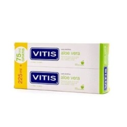 Dentaid VITIS ALOE VERA Pasta Dentífrica Manzana 150 Ml - Prevención de Caries - Cuidado Integral de Boca