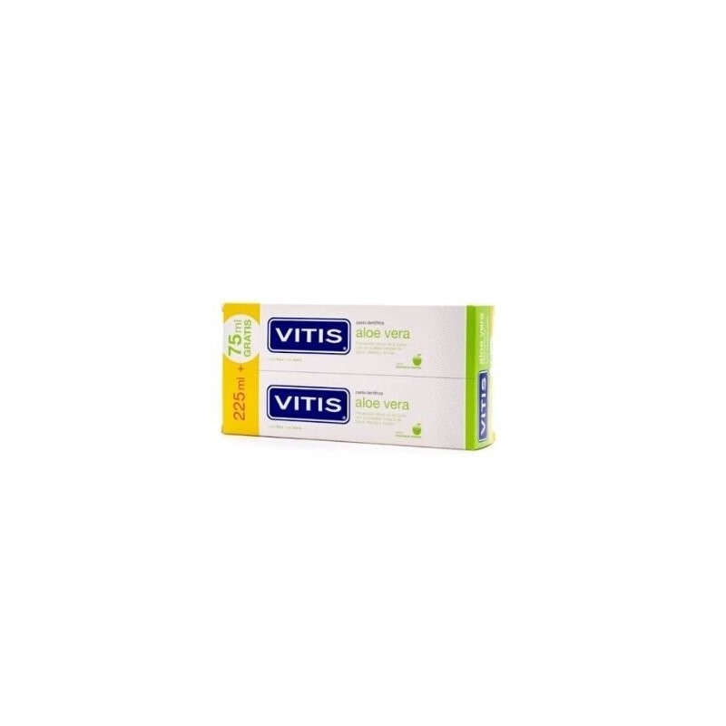Dentaid VITIS ALOE VERA Pasta Dentífrica Manzana 150 Ml - Prevención de Caries - Cuidado Integral de Boca
