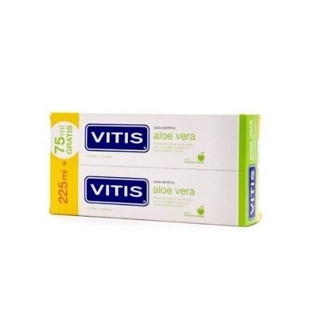 Dentaid VITIS ALOE VERA Pasta Dentífrica Manzana 150 Ml - Prevención de Caries - Cuidado Integral de Boca