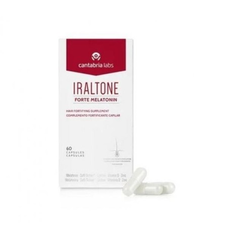 Cantabria Labs - IRALTONE FORTE MELATONINA - 60 CAPSULAS - Fortalece Cabello y Uñas