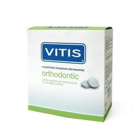 Dentaid Limpieza Aparatos Ortodoncia VITIS ORTHODONTIC COMP EFERVESCENTES 32 Comprimidos - Segura y Eficaz