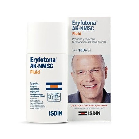 ISDIN ERYFOTONA AK-NMSC FLUIDO 50 ML - Protector Solar y Aftersun - Prevención y Tratamiento - Queratosis Actínica y Cáncer Cutáneo No Melanoma