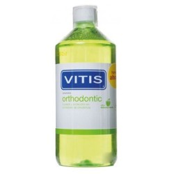Dentaid Enjuague Bucal VITIS COLUTORIO ORTODONCIA 1L - Higiene Diaria - Protección Contra Placa - Aparatos Limpios - Reducción de Roce
