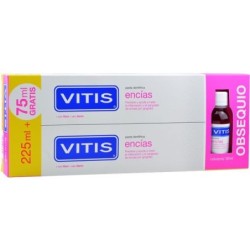 Dentaid VITIS Pasta Duplo (2x150 ML) - Previene y Trata Inflamación y Sangrado de Encías