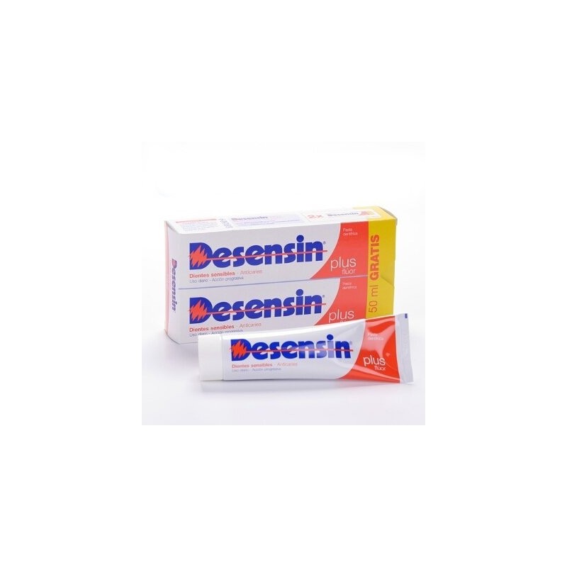 Dentaid DESENSIN PLUS FLUOR PASTA DUPLO 2X125 ML