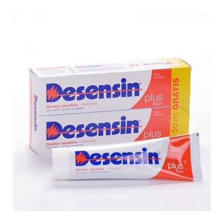 Dentaid DESENSIN PLUS FLUOR PASTA DUPLO 2X125 ML