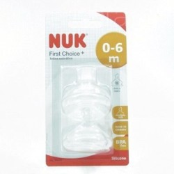 NUK TETINA SILICONA ANTICOLICO FC+ 0-6 M T-1 M 2 UND