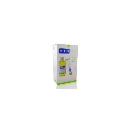 Dentaid VITIS ORTHODONTIC Pasta Dental 100 ML + Colutorio 500 ML - Cuidado de la Dentadura Profunda Limpieza
