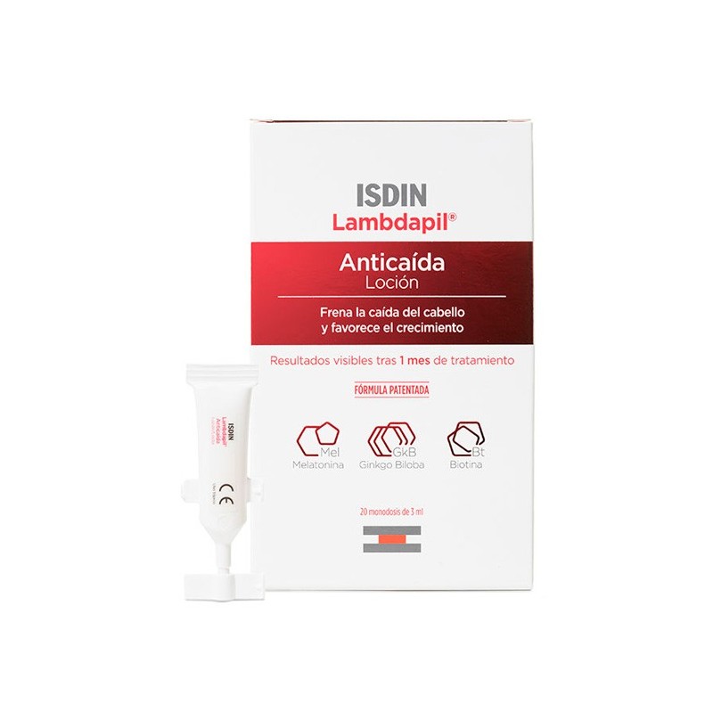 ISDIN LAMBDAPIL ANTICAIDA LOCION 20 MONODOSIS 3 ML