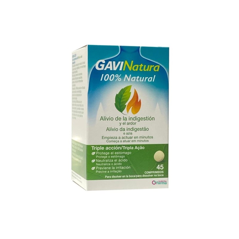 Reckitt Benckiser GAVINATURA 45 COMPRIMIDOS - Cuidado Digestivo - Alivio Rápido